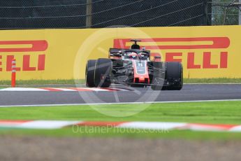 World © Octane Photographic Ltd. Formula 1 – Japanese GP - Practice 1. Haas F1 Team VF-18 – Romain Grosjean. Suzuka Circuit, Japan. Friday 5th October 2018.