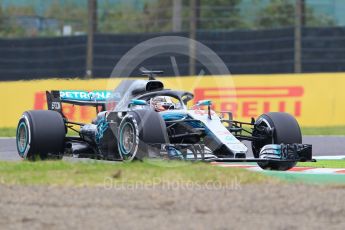 World © Octane Photographic Ltd. Formula 1 – Japanese GP – Practice 1. Mercedes AMG Petronas Motorsport AMG F1 W09 EQ Power+ - Lewis Hamilton. Suzuka Circuit, Japan. Friday 5th October 2018.