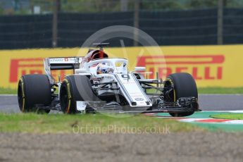 World © Octane Photographic Ltd. Formula 1 – Japanese GP - Practice 1. Alfa Romeo Sauber F1 Team C37 – Marcus Ericsson. Suzuka Circuit, Japan. Friday 5th October 2018.