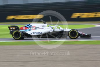 World © Octane Photographic Ltd. Formula 1 – Japanese GP - Practice 1. Williams Martini Racing FW41 – Lance Stroll. Suzuka Circuit, Japan. Friday 5th October 2018.