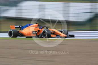 World © Octane Photographic Ltd. Formula 1 – Japanese GP - Practice 1. McLaren MCL33 – Fernando Alonso. Suzuka Circuit, Japan. Friday 5th October 2018.