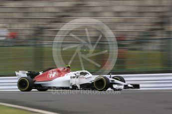 World © Octane Photographic Ltd. Formula 1 – Japanese GP - Practice 1. Alfa Romeo Sauber F1 Team C37 – Charles Leclerc. Suzuka Circuit, Japan. Friday 5th October 2018.