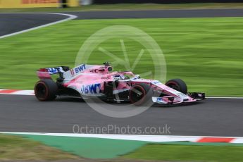 World © Octane Photographic Ltd. Formula 1 – Japanese GP - Practice 1. Racing Point Force India VJM11 - Sergio Perez. Suzuka Circuit, Japan. Friday 5th October 2018.