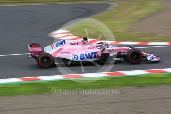 World © Octane Photographic Ltd. Formula 1 – Japanese GP - Practice 1. Racing Point Force India VJM11 - Sergio Perez. Suzuka Circuit, Japan. Friday 5th October 2018.