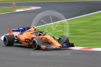 World © Octane Photographic Ltd. Formula 1 – Japanese GP - Practice 1. McLaren MCL33 Reserve Driver – Lando Norris. Suzuka Circuit, Japan. Friday 5th October 2018.