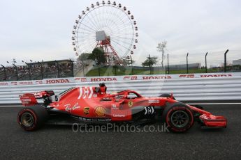 World © Octane Photographic Ltd. Formula 1 – Japanese GP - Practice 1. Scuderia Ferrari SF71-H – Sebastian Vettel. Suzuka Circuit, Japan. Friday 5th October 2018.