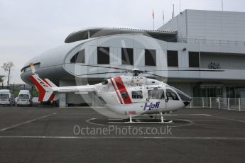 World © Octane Photographic Ltd. Formula 1 – Japanese GP - Practice 1. Medical Helicopter - JA6934 - Airbus Helicopters H145. Suzuka Circuit, Japan. Friday 5th October 2018.