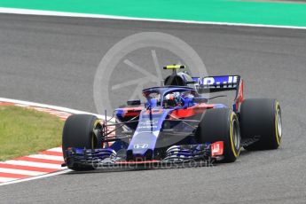 World © Octane Photographic Ltd. Formula 1 – Japanese GP - Practice 1. Scuderia Toro Rosso STR13 – Pierre Gasly. Suzuka Circuit, Japan. Friday 5th October 2018.