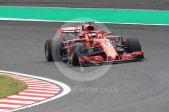 World © Octane Photographic Ltd. Formula 1 – Japanese GP - Practice 1. Scuderia Ferrari SF71-H – Sebastian Vettel. Suzuka Circuit, Japan. Friday 5th October 2018.