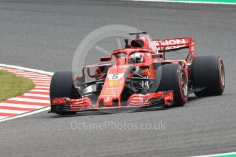 World © Octane Photographic Ltd. Formula 1 – Japanese GP - Practice 1. Scuderia Ferrari SF71-H – Sebastian Vettel. Suzuka Circuit, Japan. Friday 5th October 2018.