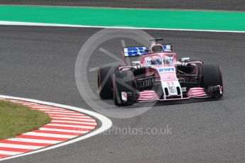 World © Octane Photographic Ltd. Formula 1 – Japanese GP - Practice 1. Racing Point Force India VJM11 - Sergio Perez. Suzuka Circuit, Japan. Friday 5th October 2018.