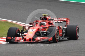 World © Octane Photographic Ltd. Formula 1 – Japanese GP - Practice 1. Scuderia Ferrari SF71-H – Kimi Raikkonen. Suzuka Circuit, Japan. Friday 5th October 2018.