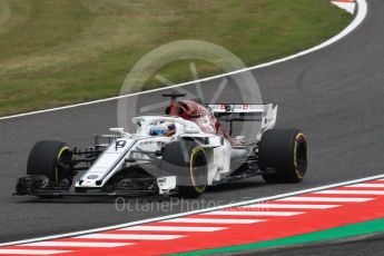 World © Octane Photographic Ltd. Formula 1 – Japanese GP - Practice 1. Alfa Romeo Sauber F1 Team C37 – Marcus Ericsson. Suzuka Circuit, Japan. Friday 5th October 2018.