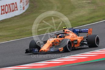 World © Octane Photographic Ltd. Formula 1 – Japanese GP - Practice 1. McLaren MCL33 Reserve Driver – Lando Norris. Suzuka Circuit, Japan. Friday 5th October 2018.