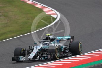 World © Octane Photographic Ltd. Formula 1 – Japanese GP - Practice 1. Mercedes AMG Petronas Motorsport AMG F1 W09 EQ Power+ - Valtteri Bottas. Suzuka Circuit, Japan. Friday 5th October 2018.