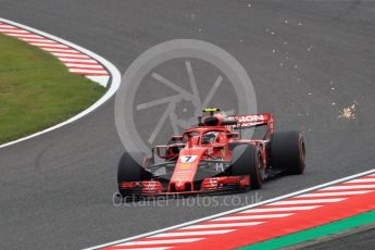 World © Octane Photographic Ltd. Formula 1 – Japanese GP - Practice 1. Scuderia Ferrari SF71-H – Kimi Raikkonen. Suzuka Circuit, Japan. Friday 5th October 2018.