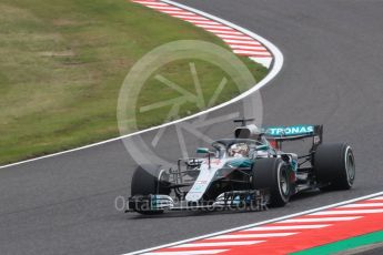 World © Octane Photographic Ltd. Formula 1 – Japanese GP – Practice 1. Mercedes AMG Petronas Motorsport AMG F1 W09 EQ Power+ - Lewis Hamilton. Suzuka Circuit, Japan. Friday 5th October 2018.