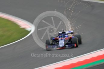 World © Octane Photographic Ltd. Formula 1 – Japanese GP - Practice 1. Scuderia Toro Rosso STR13 – Brendon Hartley. Suzuka Circuit, Japan. Friday 5th October 2018.