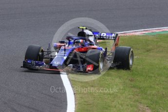 World © Octane Photographic Ltd. Formula 1 – Japanese GP - Practice 1. Scuderia Toro Rosso STR13 – Pierre Gasly. Suzuka Circuit, Japan. Friday 5th October 2018.