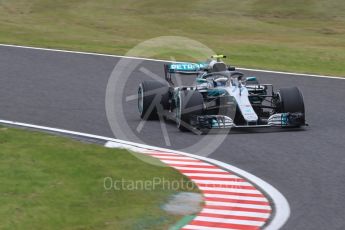 World © Octane Photographic Ltd. Formula 1 – Japanese GP - Practice 1. Mercedes AMG Petronas Motorsport AMG F1 W09 EQ Power+ - Valtteri Bottas. Suzuka Circuit, Japan. Friday 5th October 2018.
