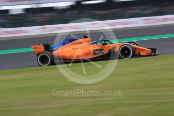 World © Octane Photographic Ltd. Formula 1 – Japanese GP - Practice 2. McLaren MCL33 – Fernando Alonso. Suzuka Circuit, Japan. Friday 5th October 2018.