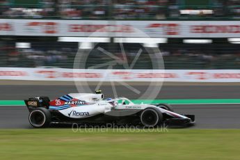 World © Octane Photographic Ltd. Formula 1 – Japanese GP - Practice 2. Williams Martini Racing FW41 – Sergey Sirotkin. Suzuka Circuit, Japan. Friday 5th October 2018.