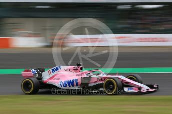 World © Octane Photographic Ltd. Formula 1 – Japanese GP - Practice 2. Racing Point Force India VJM11 - Sergio Perez. Suzuka Circuit, Japan. Friday 5th October 2018.