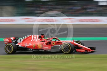 World © Octane Photographic Ltd. Formula 1 – Japanese GP - Practice 2. Scuderia Ferrari SF71-H – Sebastian Vettel. Suzuka Circuit, Japan. Friday 5th October 2018.