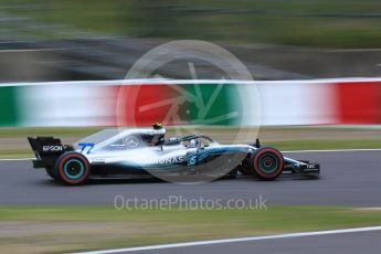 World © Octane Photographic Ltd. Formula 1 – Japanese GP - Practice 2. Mercedes AMG Petronas Motorsport AMG F1 W09 EQ Power+ - Valtteri Bottas. Suzuka Circuit, Japan. Friday 5th October 2018.