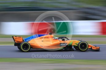 World © Octane Photographic Ltd. Formula 1 – Japanese GP - Practice 2. McLaren MCL33 – Fernando Alonso. Suzuka Circuit, Japan. Friday 5th October 2018.