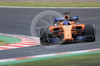 World © Octane Photographic Ltd. Formula 1 – Japanese GP - Practice 2. McLaren MCL33 – Fernando Alonso. Suzuka Circuit, Japan. Friday 5th October 2018.