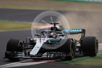 World © Octane Photographic Ltd. Formula 1 – Japanese GP – Practice 2. Mercedes AMG Petronas Motorsport AMG F1 W09 EQ Power+ - Lewis Hamilton. Suzuka Circuit, Japan. Friday 5th October 2018.