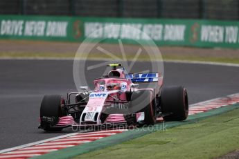 World © Octane Photographic Ltd. Formula 1 – Japanese GP - Practice 2. Racing Point Force India VJM11 - Esteban Ocon. Suzuka Circuit, Japan. Friday 5th October 2018.