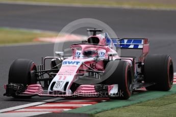 World © Octane Photographic Ltd. Formula 1 – Japanese GP - Practice 2. Racing Point Force India VJM11 - Sergio Perez. Suzuka Circuit, Japan. Friday 5th October 2018.