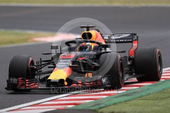 World © Octane Photographic Ltd. Formula 1 – Japanese GP - Practice 2. Aston Martin Red Bull Racing TAG Heuer RB14 – Daniel Ricciardo. Suzuka Circuit, Japan. Friday 5th October 2018.