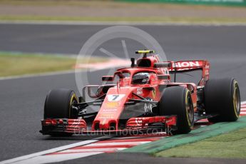 World © Octane Photographic Ltd. Formula 1 – Japanese GP - Practice 2. Scuderia Ferrari SF71-H – Kimi Raikkonen. Suzuka Circuit, Japan. Friday 5th October 2018.