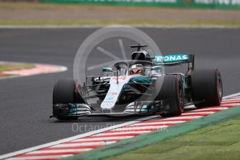 World © Octane Photographic Ltd. Formula 1 – Japanese GP – Practice 2. Mercedes AMG Petronas Motorsport AMG F1 W09 EQ Power+ - Lewis Hamilton. Suzuka Circuit, Japan. Friday 5th October 2018.