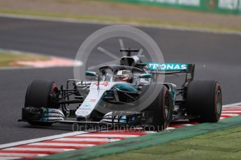 World © Octane Photographic Ltd. Formula 1 – Japanese GP – Practice 2. Mercedes AMG Petronas Motorsport AMG F1 W09 EQ Power+ - Lewis Hamilton. Suzuka Circuit, Japan. Friday 5th October 2018.