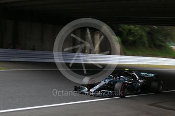 World © Octane Photographic Ltd. Formula 1 – Japanese GP - Practice 2. Mercedes AMG Petronas Motorsport AMG F1 W09 EQ Power+ - Valtteri Bottas. Suzuka Circuit, Japan. Friday 5th October 2018.