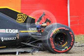 World © Octane Photographic Ltd. Formula 1 – Japanese GP - Practice 3. Renault Sport F1 Team RS18 – Nico Hulkenberg spins off at exit of turn 4. Suzuka Circuit, Japan. Saturday 6th October 2018.
