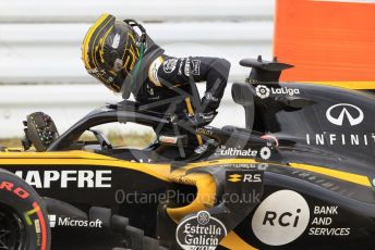 World © Octane Photographic Ltd. Formula 1 – Japanese GP - Practice 3. Renault Sport F1 Team RS18 – Nico Hulkenberg spins off at exit of turn 4. Suzuka Circuit, Japan. Saturday 6th October 2018.