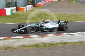 World © Octane Photographic Ltd. Formula 1 – Japanese GP - Practice 3. Mercedes AMG Petronas Motorsport AMG F1 W09 EQ Power+ - Valtteri Bottas. Suzuka Circuit, Japan. Saturday 6th October 2018.