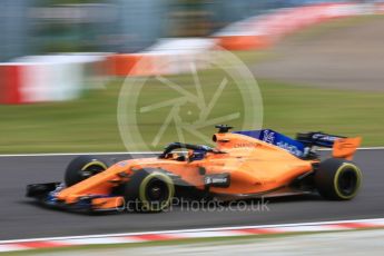 World © Octane Photographic Ltd. Formula 1 – Japanese GP - Practice 3. McLaren MCL33 – Fernando Alonso. Suzuka Circuit, Japan. Saturday 6th October 2018.