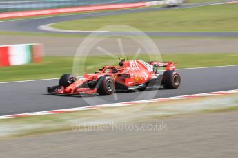 World © Octane Photographic Ltd. Formula 1 – Japanese GP - Practice 3. Scuderia Ferrari SF71-H – Kimi Raikkonen. Suzuka Circuit, Japan. Saturday 6th October 2018.