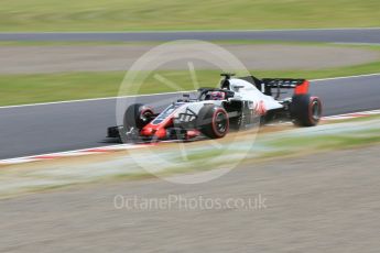 World © Octane Photographic Ltd. Formula 1 – Japanese GP - Practice 3. Haas F1 Team VF-18 – Romain Grosjean. Suzuka Circuit, Japan. Saturday 6th October 2018.