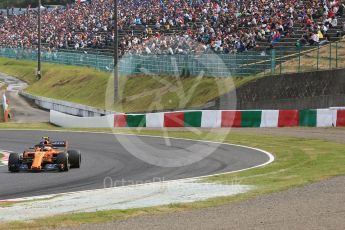 World © Octane Photographic Ltd. Formula 1 – Japanese GP - Practice 3. McLaren MCL33 – Stoffel Vandoorne. Suzuka Circuit, Japan. Saturday 6th October 2018.