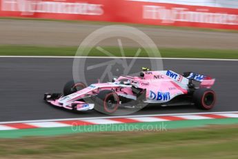 World © Octane Photographic Ltd. Formula 1 – Japanese GP - Practice 3. Racing Point Force India VJM11 - Esteban Ocon. Suzuka Circuit, Japan. Saturday 6th October 2018.