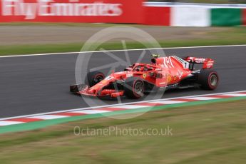 World © Octane Photographic Ltd. Formula 1 – Japanese GP - Practice 3. Scuderia Ferrari SF71-H – Kimi Raikkonen. Suzuka Circuit, Japan. Saturday 6th October 2018.