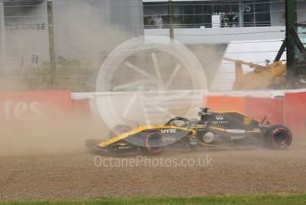 World © Octane Photographic Ltd. Formula 1 – Japanese GP - Practice 3. Renault Sport F1 Team RS18 – Nico Hulkenberg spins off at exit of turn 4. Suzuka Circuit, Japan. Saturday 6th October 2018.