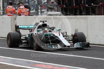 World © Octane Photographic Ltd. Formula 1 – Japanese GP – Practice 3. Mercedes AMG Petronas Motorsport AMG F1 W09 EQ Power+ - Lewis Hamilton. Suzuka Circuit, Japan. Saturday 6th October 2018.